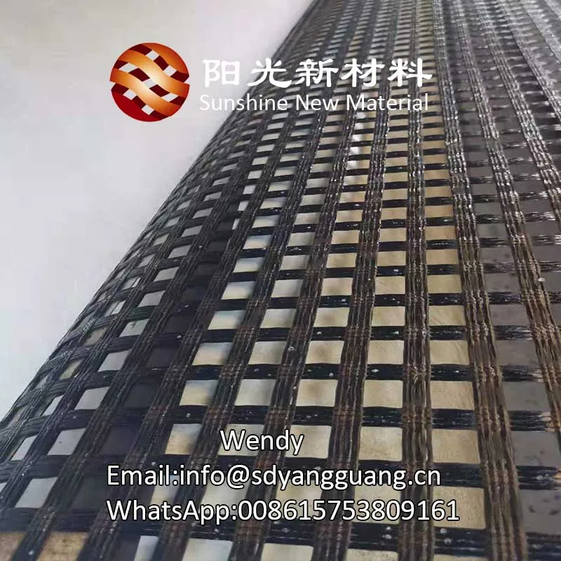 Glass Fiber Geogrids 100KN for Asphalt Reinforcement