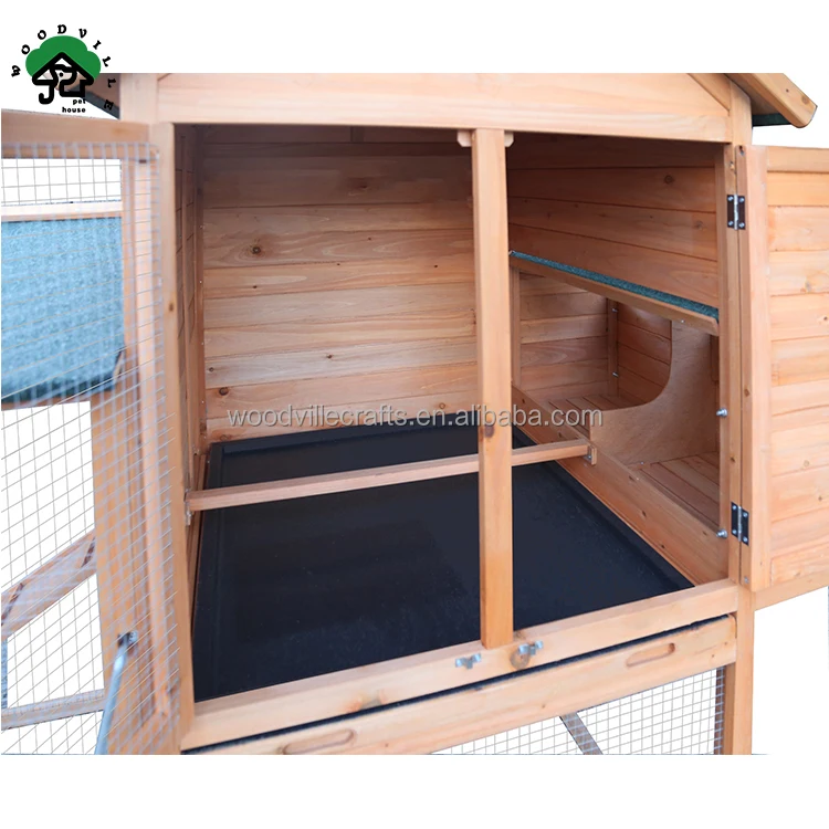 WoodVille High Quality Outdoor Animal Cages Wooden Large Chicken Coop
