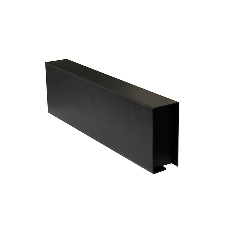 Black Folding Recycled Paper Gift Packaging Magnetic Closure Custom Logo Dice Paper Box