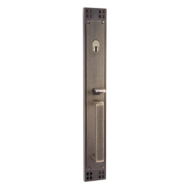 Safety Zinc Alloy Brass Cylinder Wood Door Handle Lock With Mortise Lock Door Handle