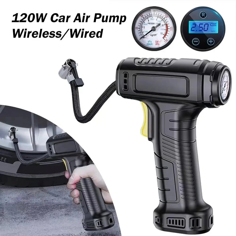12V 150pis wireless portable car tires bicycle tires basketball tires fast emergency electronic inflation air pump