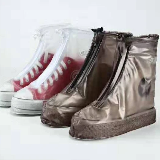 Оптовая продажа, модный нескользящий водонепроницаемый чехол для обуви из ПВХ