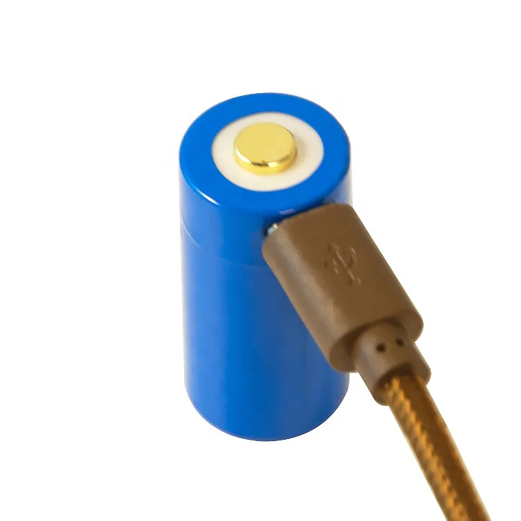 Завод RCR123A 3 0 V 700mAh микро USB литий-ионный
