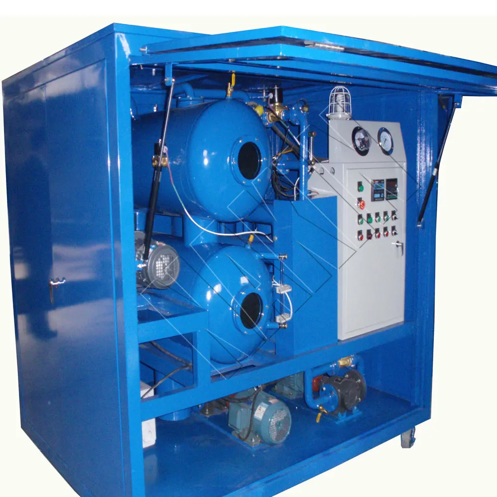 Waste Oil Double-Stage Vacuum Transformer Oil Purifier
