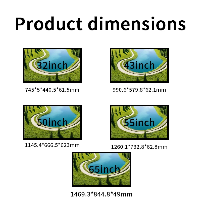 Настенное крепление Lcd Digital Signage реклама Non touch Smart Tv рекламная машина