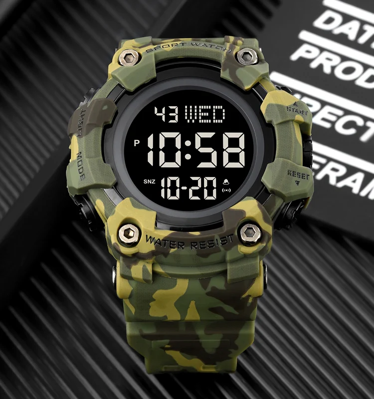 SKMEI 1968 Custom Logo Watches Wholesale Bulk For Men Jam Tangan Sport Digital Watches