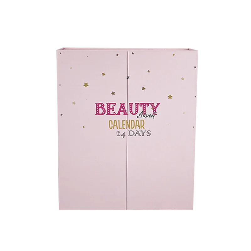 New Arrivals Full Color Printing Makeup Beauty Paper Christmas Advent Calendar Box Girls Advent Calendar 2025