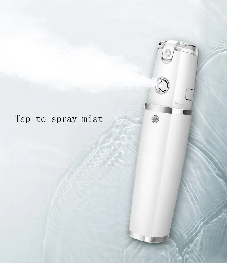 Skincare Set Handheld Atomizer Power Wireless Mini Nano Mist Sprayer Facial Moisturizing Skin Spray Facial Steamer