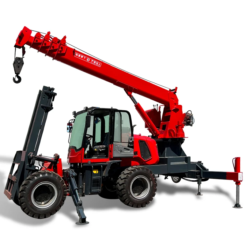 Small Handling Machinery Forklift Attached Hydraulic Jib Crane Forklift Crane