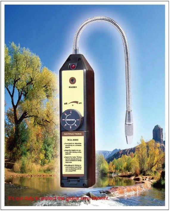 WJL-6000  Refrigerant Halogen Leak Detector HVAC R134A R410A R123 R22 Air Checker