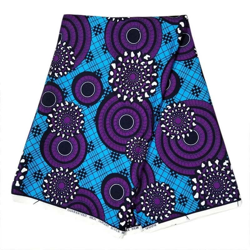 African batik fabric batik ethnic style single-sided printing infiltration wax100% cotton fabric for dress