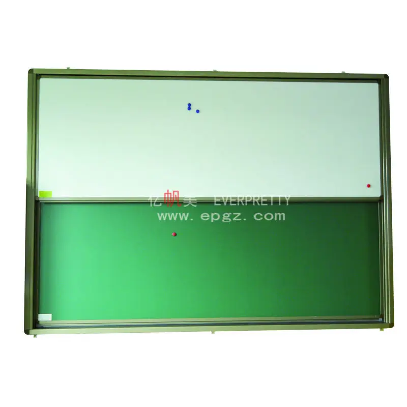 Modern High School Classroom Furniture Sliding Easy Dry Erase Magnetic School Writing Chalk board