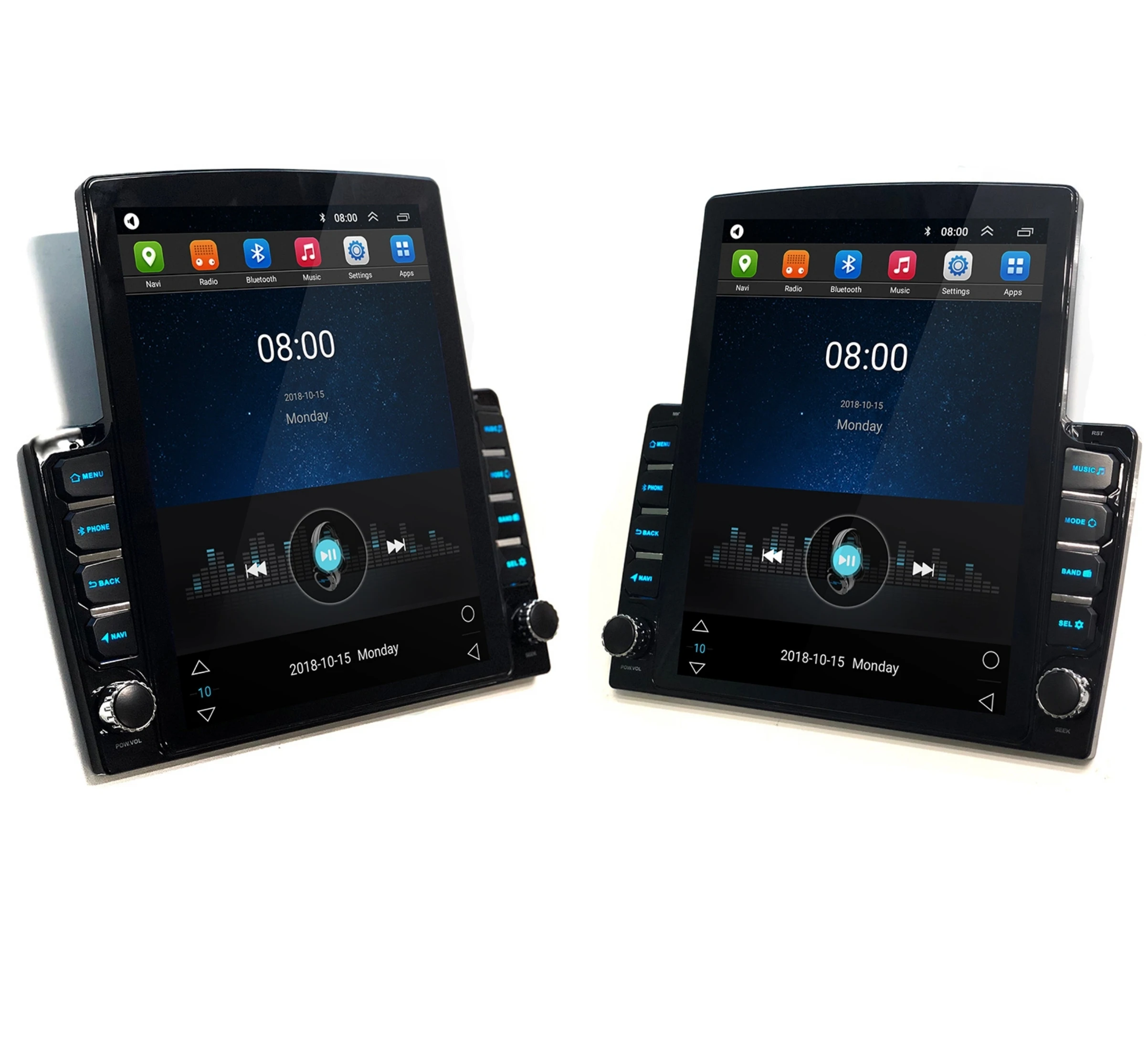 1+32G Tesla Car Stereo Vertical Touch Screen Android Navigation Multimedia 9.7 Inch Universal Auto Radio