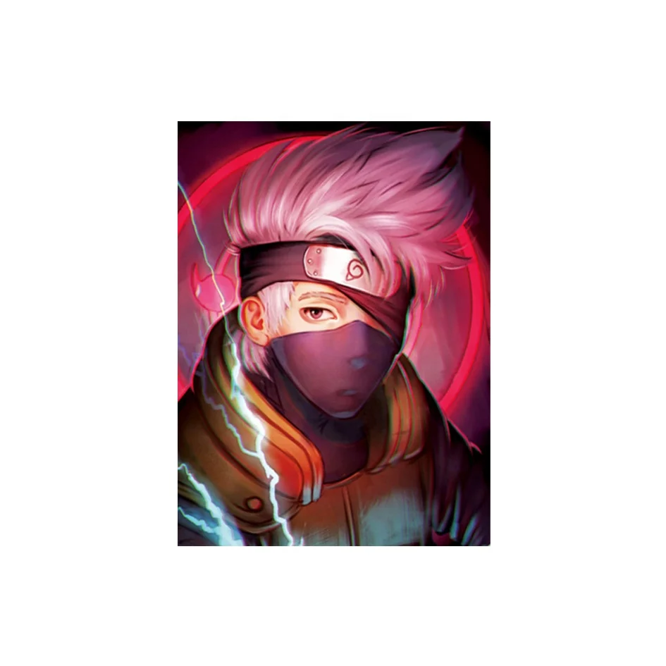 40*60cm 3D Poster Anime 3D Flip Gradient Poster Fantasy Wall Art 3D Lenticular Poster Bedroom Decoration