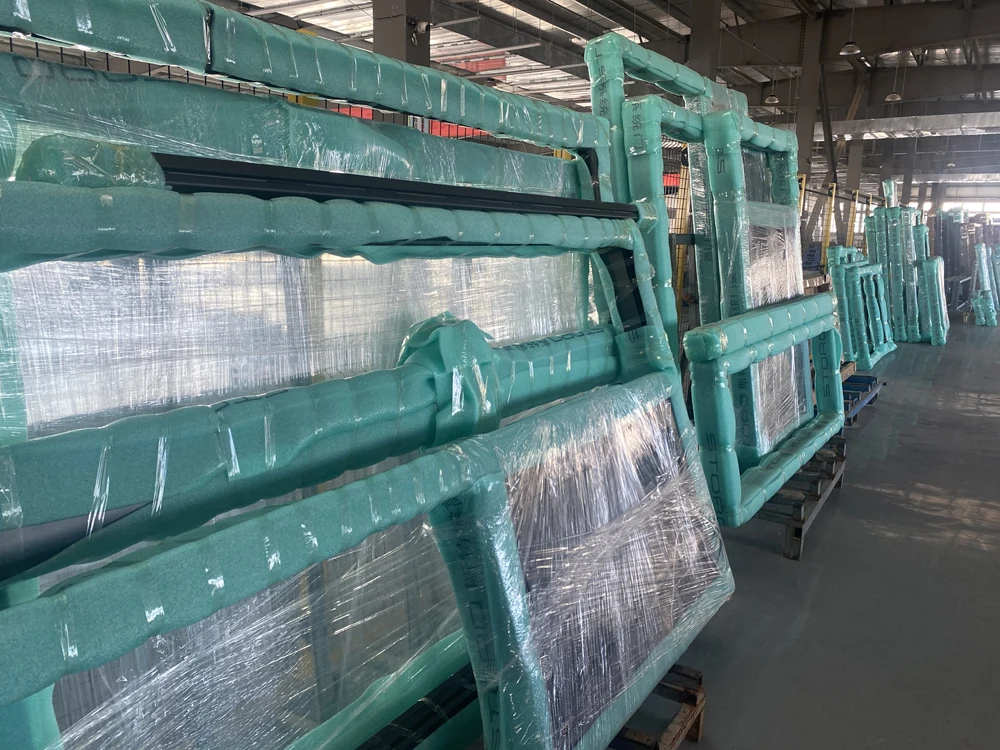 Windowall GE85 Aluminum Casement Window Rubber Seal Burglar Proof Windows