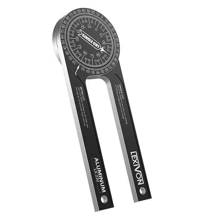 angle gauge 360 horizontal angle ruler wood cutting router tools miter saw protractor woodworking ruler drill locator