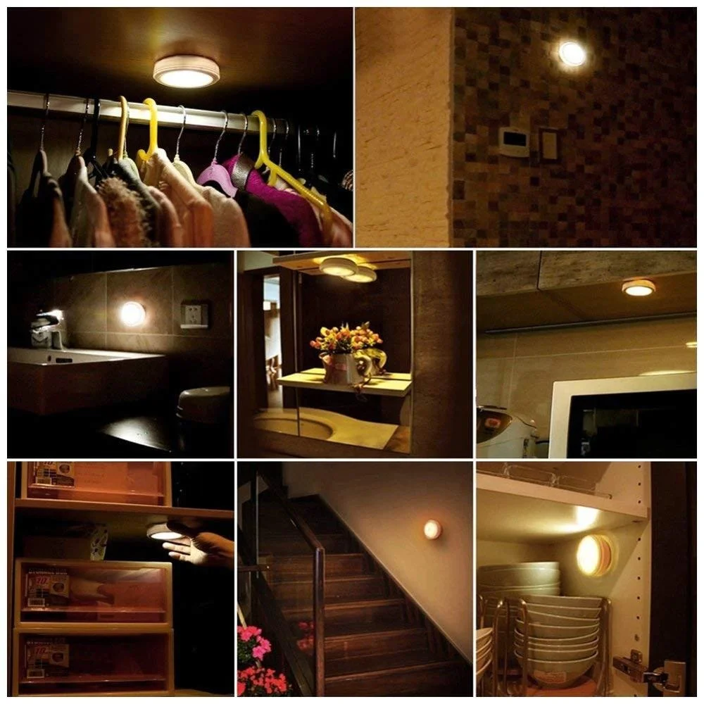 LED Under Cabinet Lights Touch Sensor High Lumen Night Lamp for Kitchen Bedroom Closet