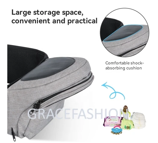 2023 New Factory Hot Sale Protective Hip Seat Ergonomic Waist Carrier Newborns Safety Quality Baby Carrier for Short-term Trips