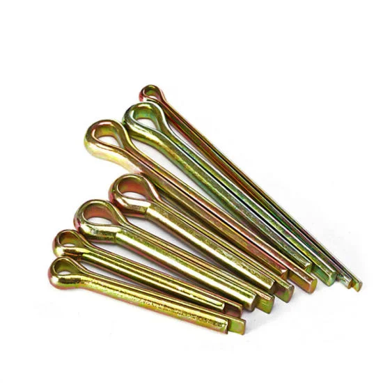 DIN 94 - 1983 Split Pins Zinc Yellow Zinc Plated Galvanized stainless steel Cotter Pin clips fasteners custom suppliers IS