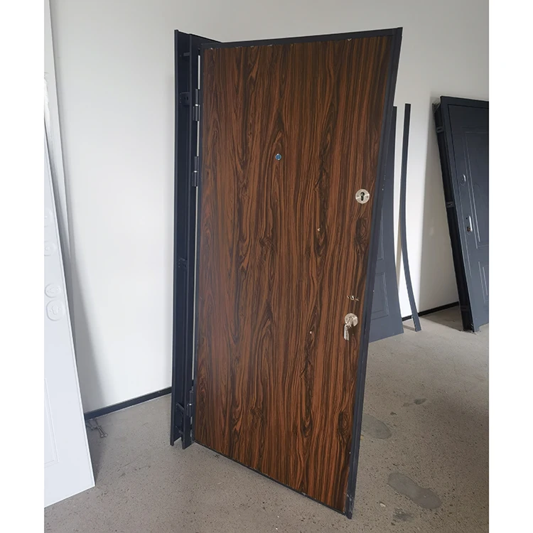 ABYAT Teak Wood Door Design Steel Wooden Doors Armored Security Door For Home