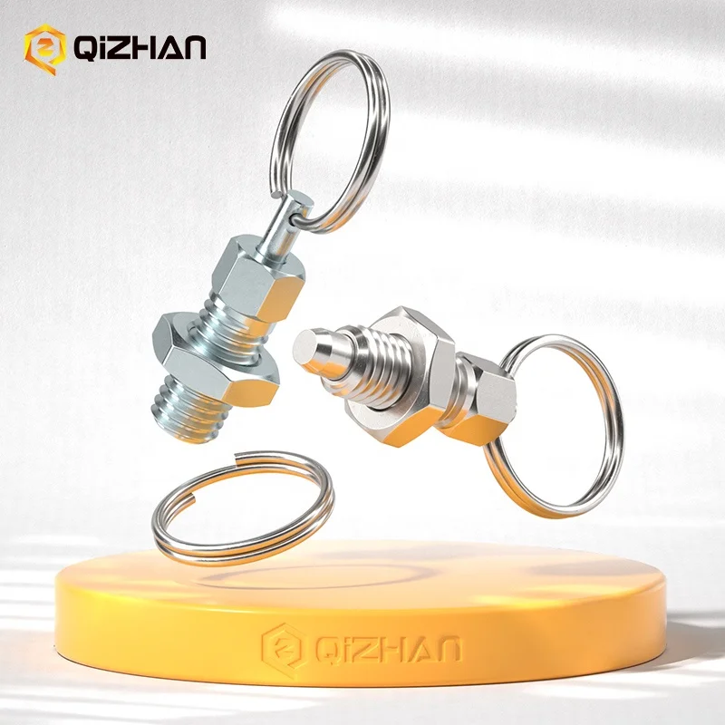 GN717 Pull Ring Spring Pin Indexing Plunger