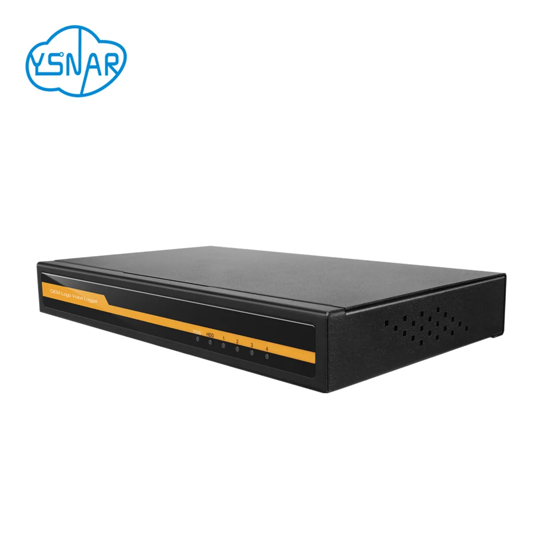 1CH Standalone PSTN HDD Phone Call Recorder with SDK/API, 1-Port Digital Voice Logger for Landline, 2-Way Radio & Call Center