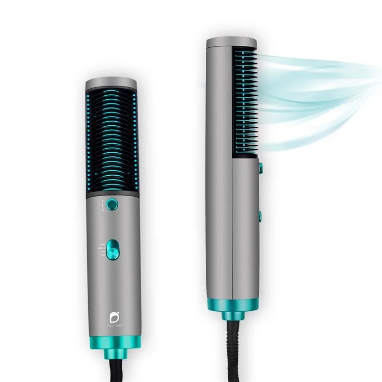 
YOUNGDO 2021 best selling air hot comb electric rotary hot air brush styler and dryer hot air styling brush 