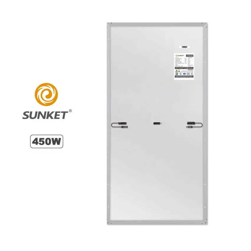  Высокая эффективность sunket солнечные фотоэлектрические панели цена 435W 440W 445w 450w 455w солнечная панель половина сотовый 144