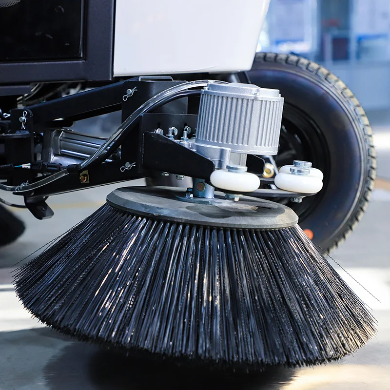 Electric Rotary Broom Robot Ride On Road Water Electric Sweeper Truck Electric Sweeper