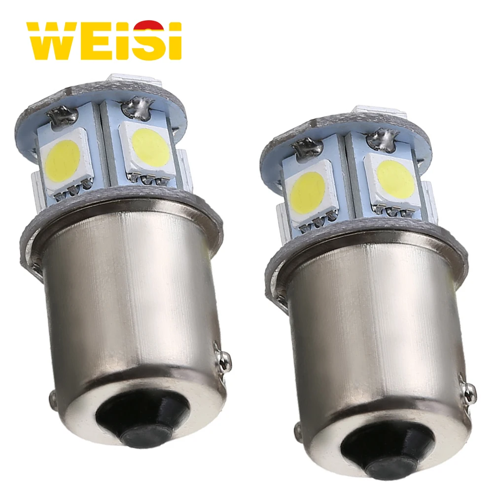 Car Light 1156 1157 5050 8smd White Red Yellow Blue Led Bulb Auto Brake Signal Turn Light 1156 BA15S BAY15D 1157