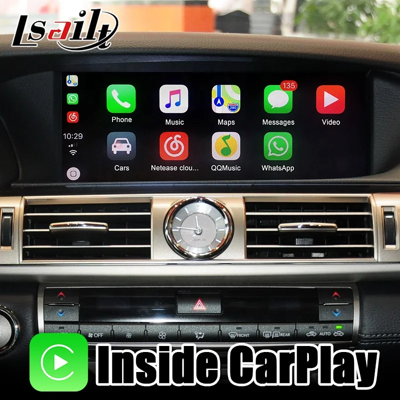 Мультимедийный видеоинтерфейс Lsailt Android 9 0 включая carplay и android auto для Lexus 2013-2016 LS600h