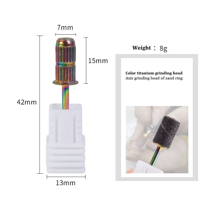 Fine Sanding Band Manicure Medium Nail File  #80,#120,#180grit Sanding Bands Manicure Pedicure Tools Electric Nail Drill