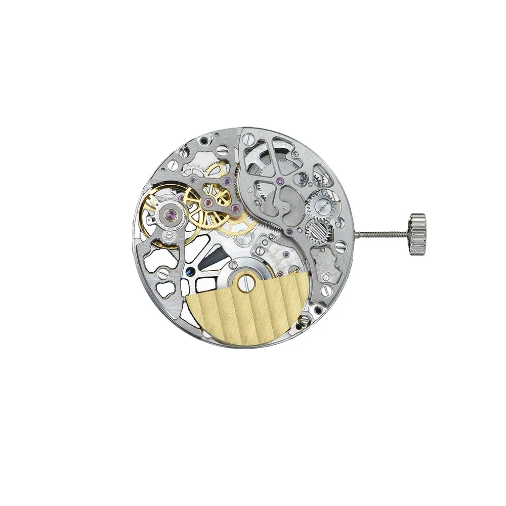 Luxury Slim Microrotor Mechanical Movement Mini Rotor Watch Movement OEM Logo Hangzhou 5500 Watch Movement