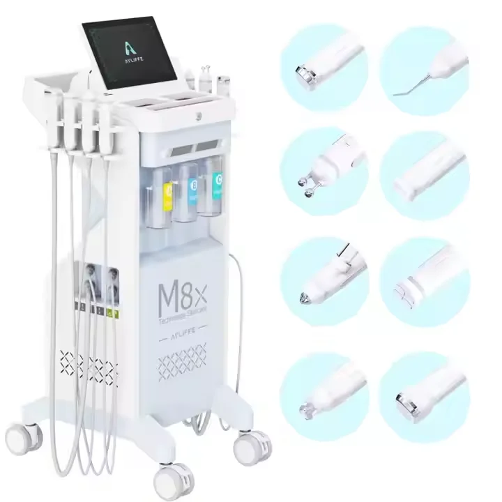 Новый дизайн кислородное устройство для впрыска воды 6 1 Ayliffe M6 Hydra Aqua вертикального размера пузырьковый продукт лица гидрат оксигенация кожи