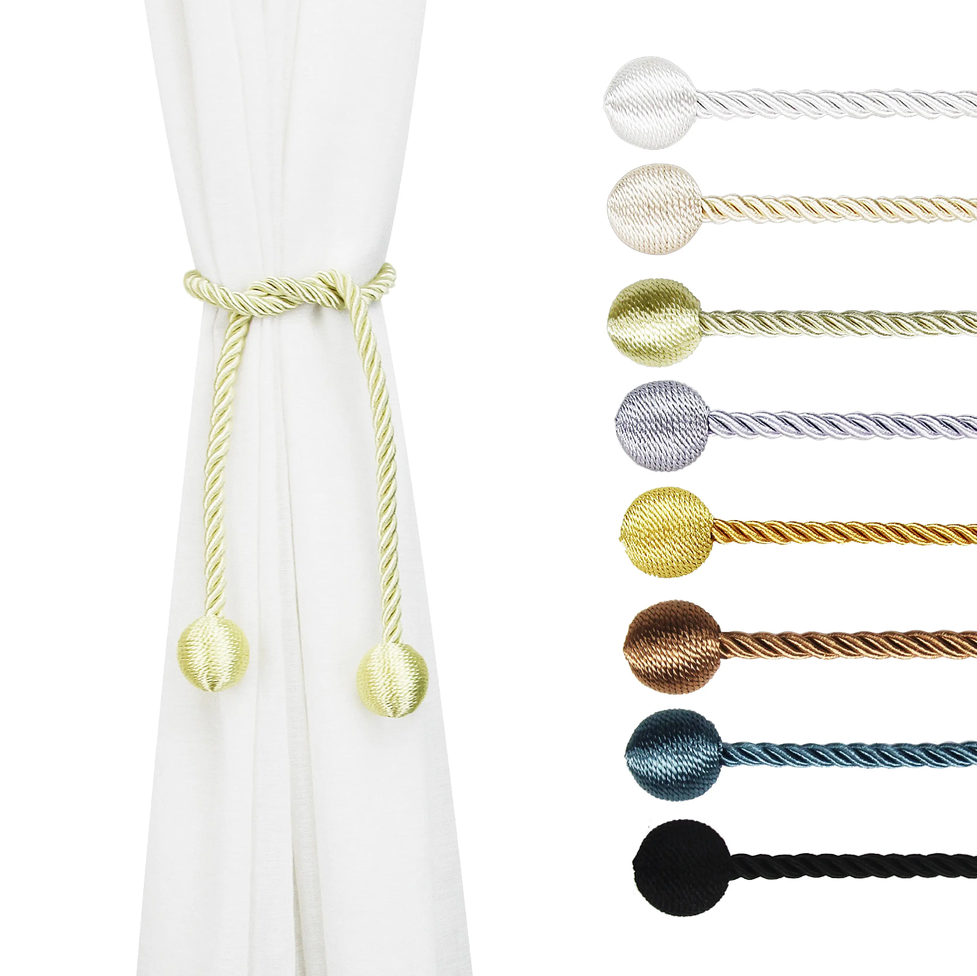 new high quality china suppliers curtain tiebacks products magnetic curtain tiebacks