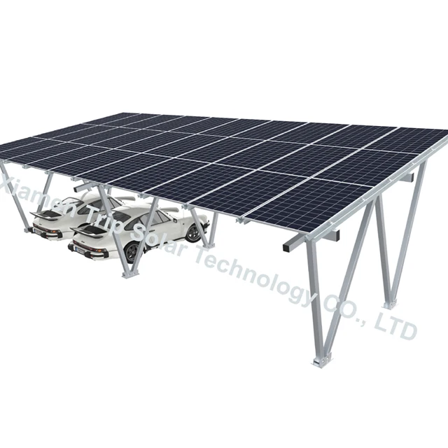 Waterproof Diy Solar Panel Support RACKING SYSTEM Structures Steel Car Park 10 Kw Photovoltaic Panels Solar Carport Mount System