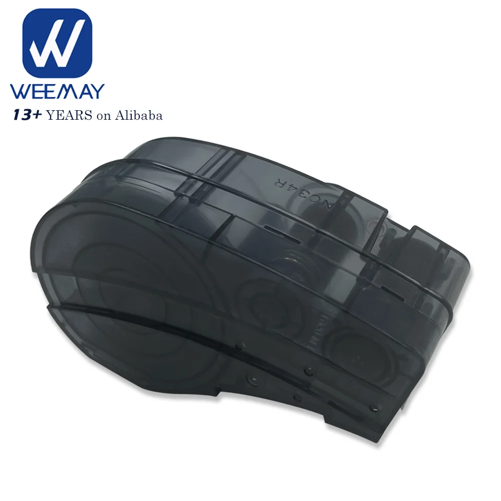 Weemay Совместимость Brady M21-750-427 виниловые ламинированные запечатанных лент для черный на белом фоне для Brady Bmp21 плюс Bmp21 лаборатории принтер для печати этикеток