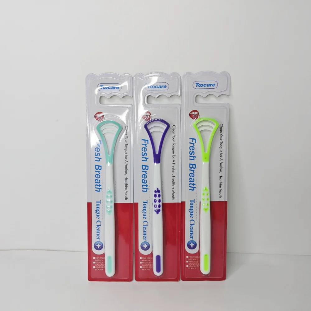Eco-Friendly Silicone Tongue Scrubber Original From Guangdong Effective Bad Breath Solution-Too Care Plastic Tongue Coating