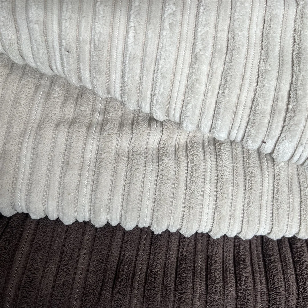 2.5 soft dobby wind proof Cushion 28 wales Car Seat Tear Resistant Double Faced luxury Sofa corduroy Fabric supplier price