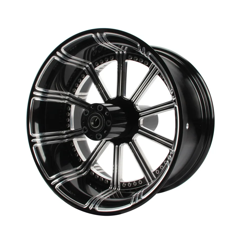 Forged aluminum 18 inch rear wheel  black aluminum alloy wheels rims for Harley Davidson motorcycles after 2008-2019