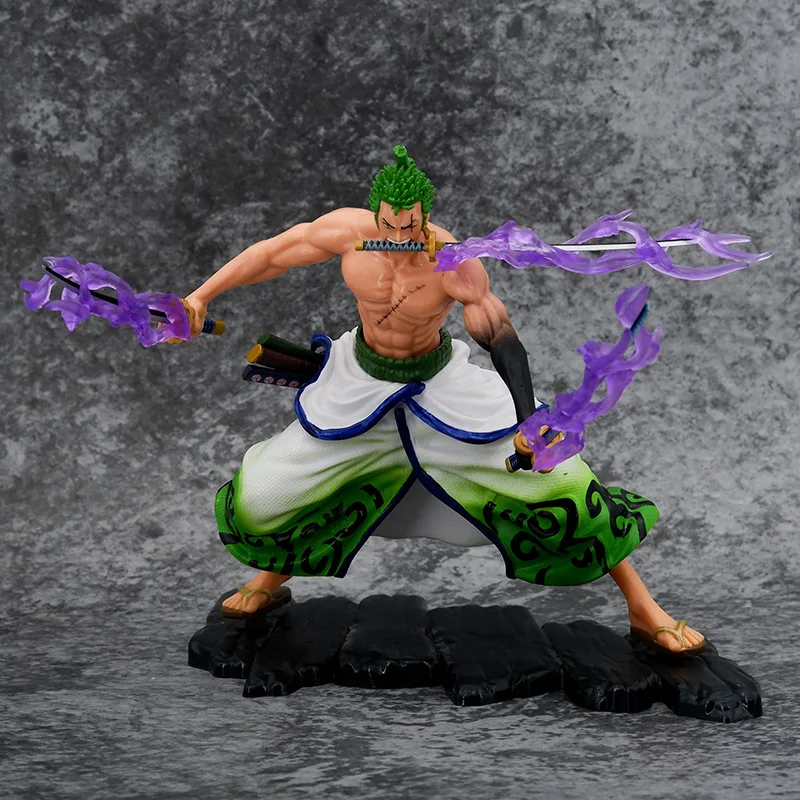Beautiful collection pvc figure Wano Country Kimono Gk one pieces toy figure zoro anime action figure