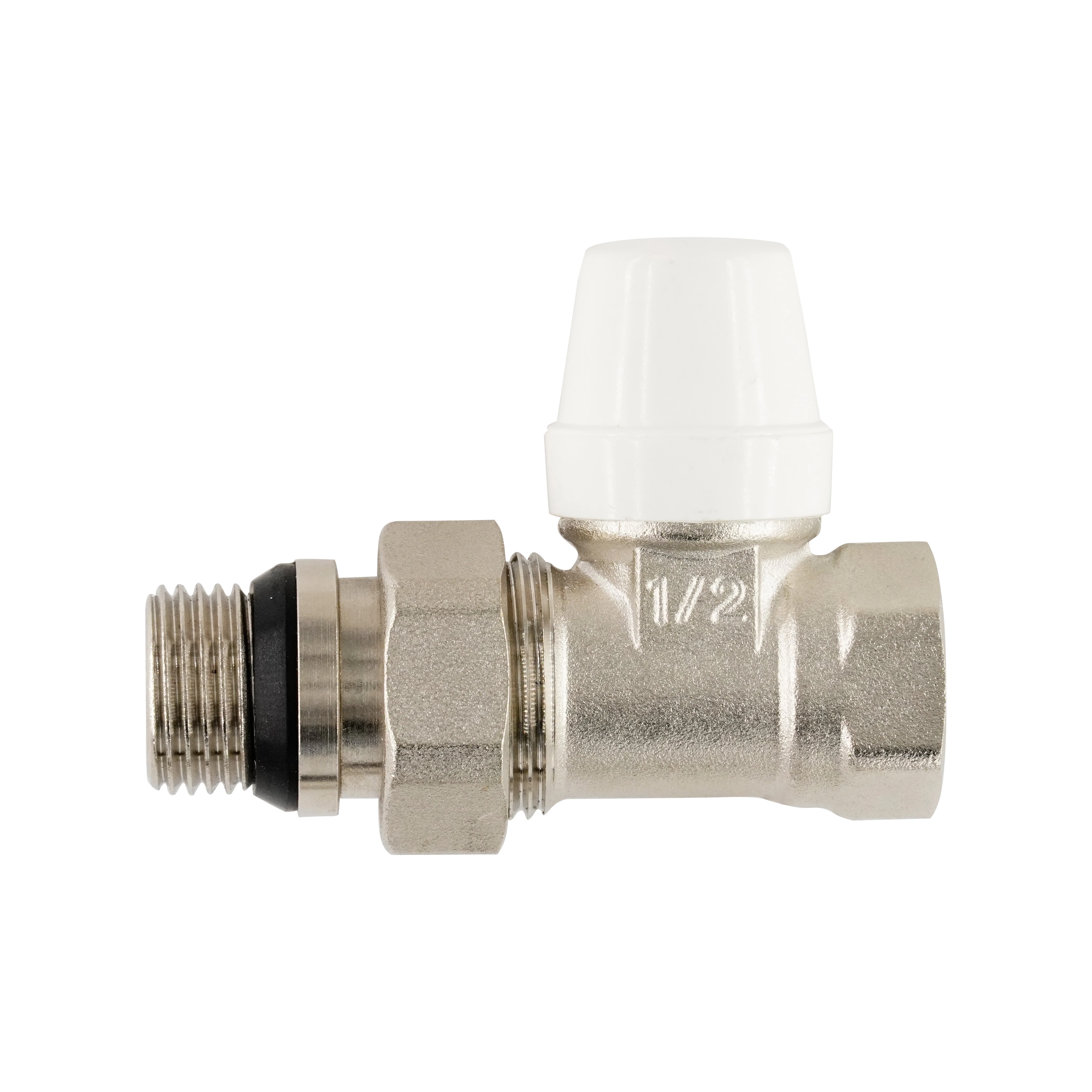 ZL-2443 Radiator heating brass angle straight thermostatic radiator valve 1/2' 3/4' inch