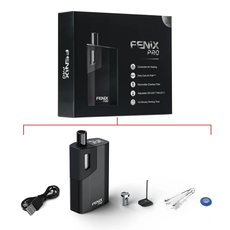 Популярный травяной вейп Fenix Mini Pro вапорайзер для трав испаритель кальяна бокс мод набор электронных