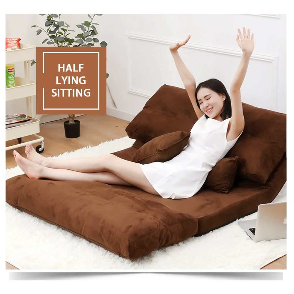 High Quality Convertible Sofa Bed Couch Bed Fold Out Couch Floor for Small Spaces Modern for Living Room Twin Folding Fabric