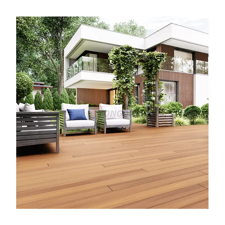 Premier outdoor wood plastic composite crack resistant WPC decking flooring panels board