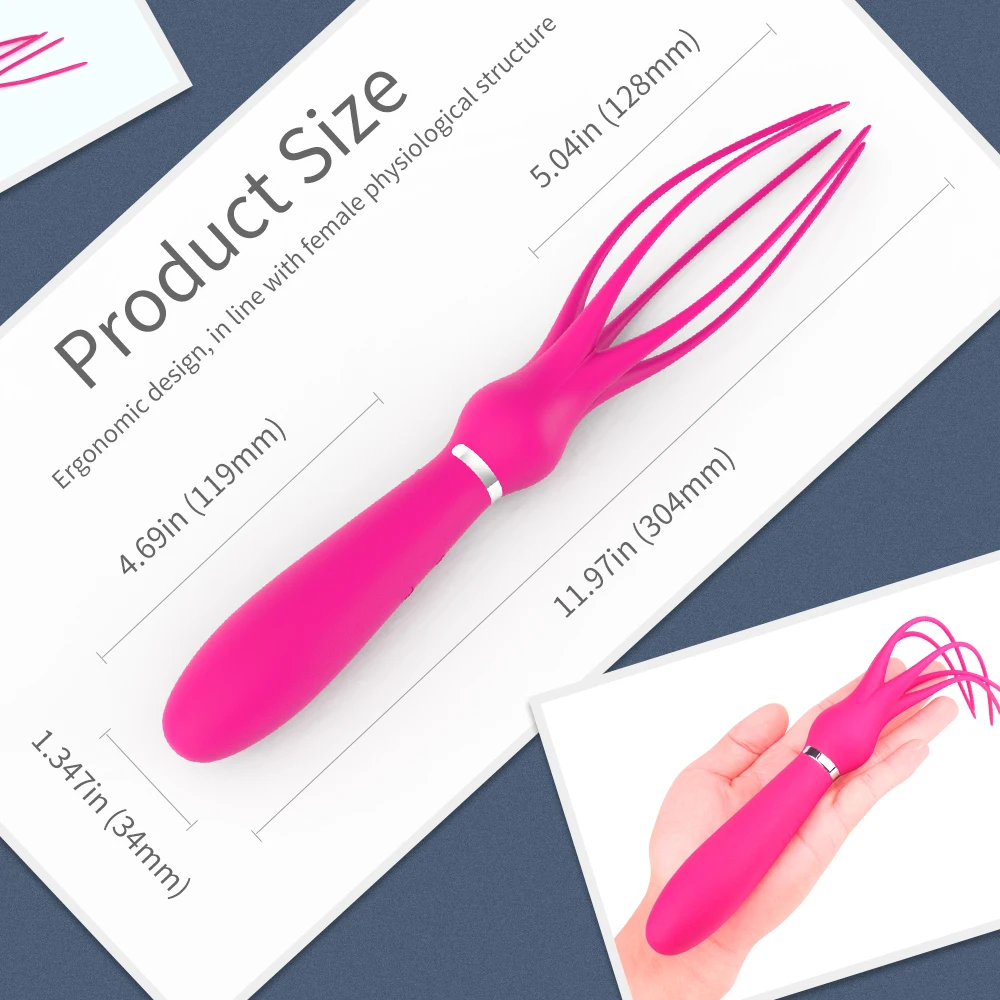 Octopus Sexy Flirting Whip Handle SM Whip Sex toy For Couple Play Spanking