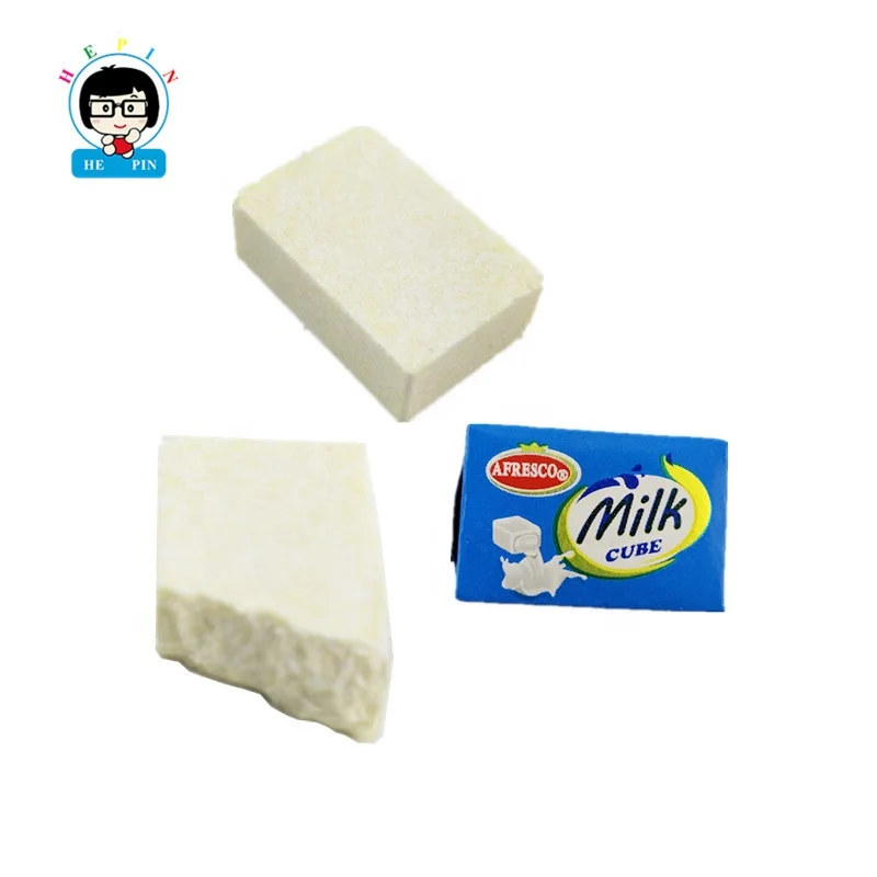 Milk Cube Candy Flavor Tablet Sweet Strong Compress