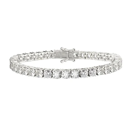 Zirconia laser icon Diamond Tennis Bracelet Women 925 Sterling Silver Tennis Bracelet