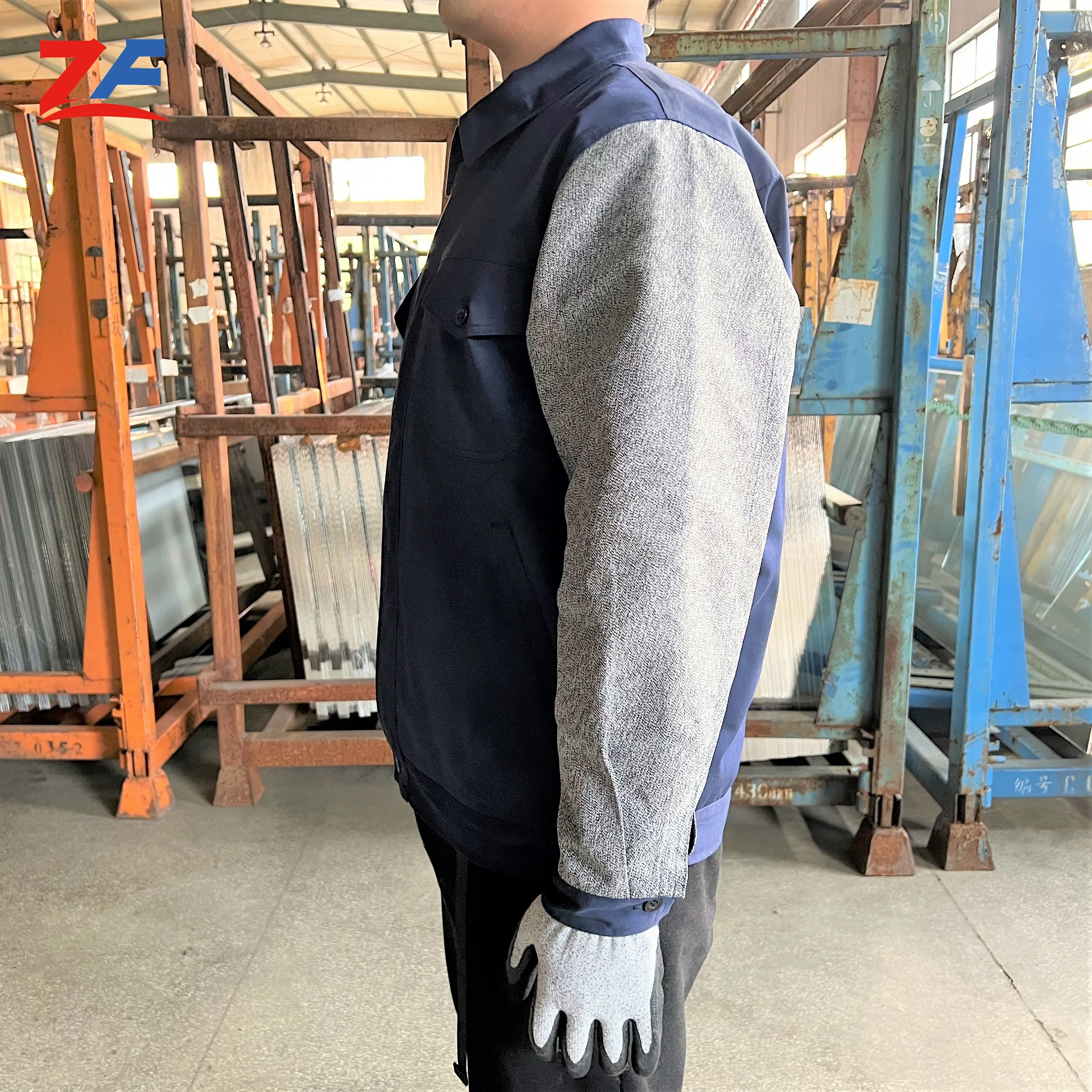 Hot Work clothes  men  high quality work clothes suit glass cut coveralls
