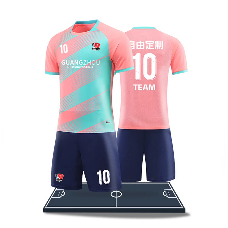 Custom Printing Logo Quick Dry Sublimation Soccer Team Jersey Football Uniform Cheap Men Soccer Jersey Set